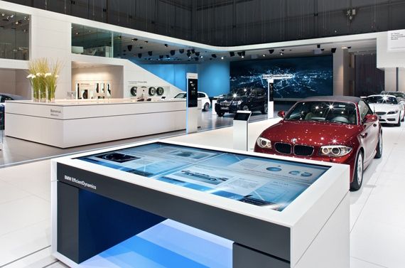 Car Showroom Touch Table